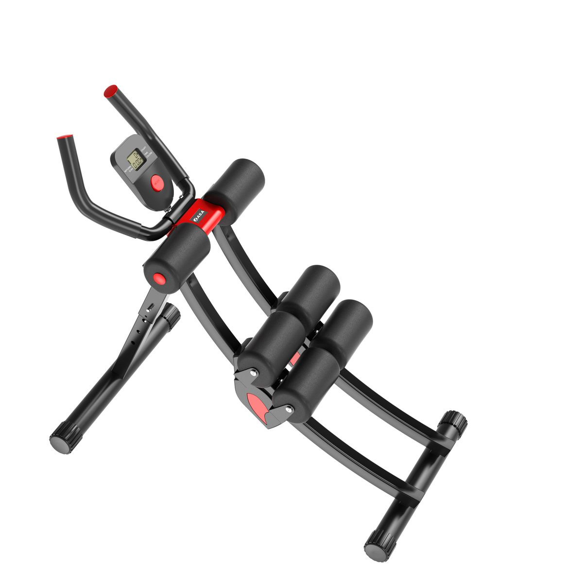 Lasa Foldable Ab Trainer - Crunch Assist with Head & Neck Support for Home Workouts