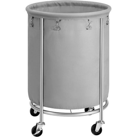 Lasa 110L Rolling Laundry Hamper - Large Basket with Wheels for Family Washing